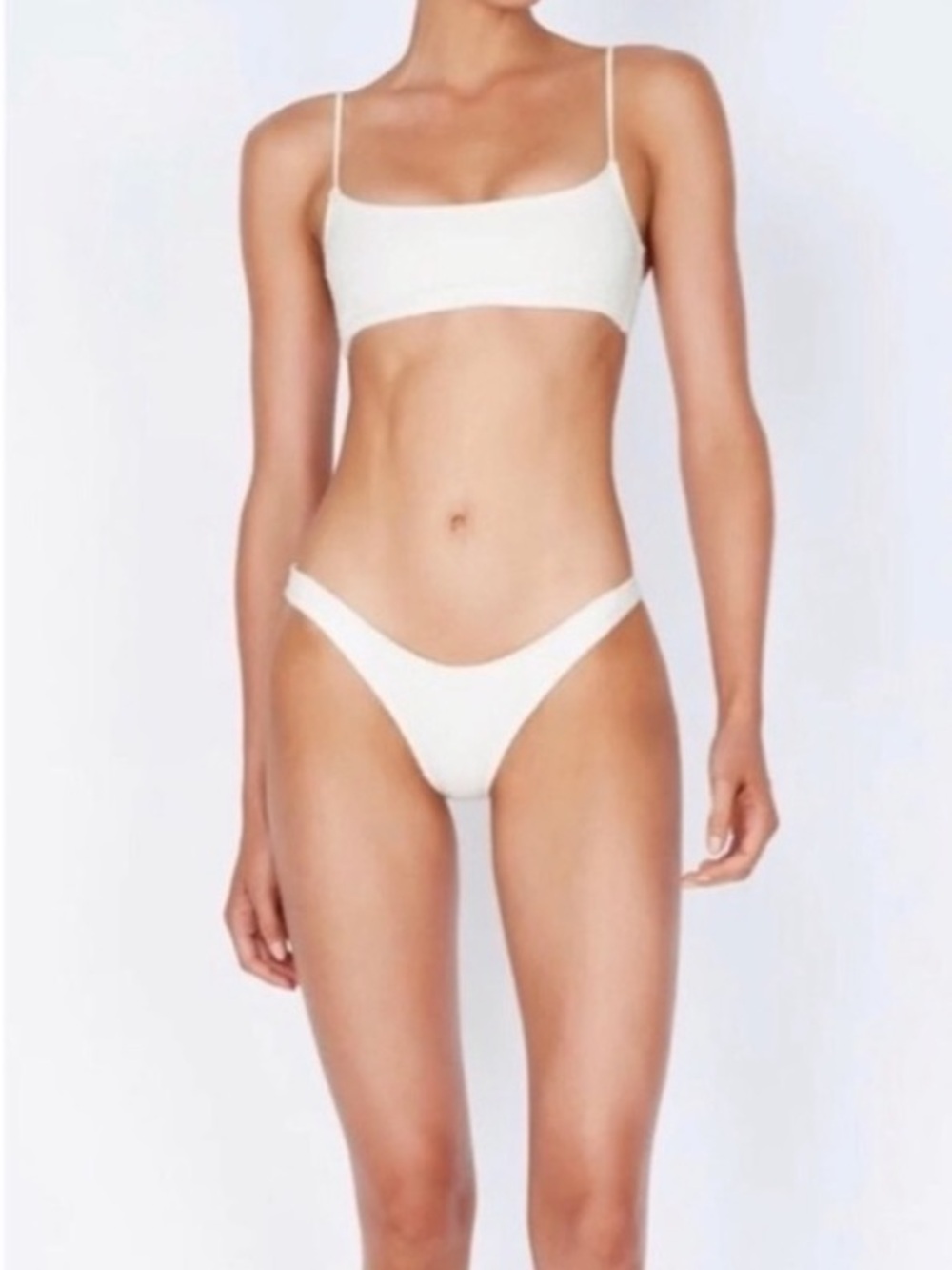 triangl swimwear White Scoop Bralette Bikini